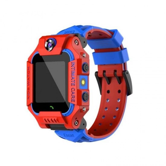 Ρολόι Smartwatch, GPS Q19 Μπλε - Κόκκινο