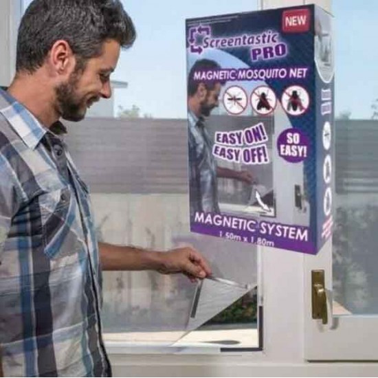 Screentastic Pro Σίτα Πόρτας Μαγνητική Λευκή 180x150cm MSM-109 Screentastic Pro Σίτα Πόρτας Μαγνητική Λευκή 180x150cm MSM-109