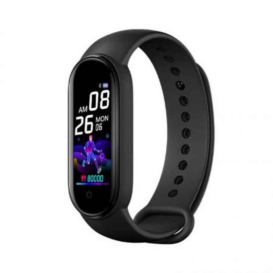 Smart bracelet bluetooth smartwatch με καταγραφή βημάτων, ύπνου & καρδιακών παλμών - ΟΕΜ M5 Μαύρο Smart bracelet bluetooth smartwatch με καταγραφή βημάτων, ύπνου & καρδιακών παλμών - ΟΕΜ M5 Μαύρο