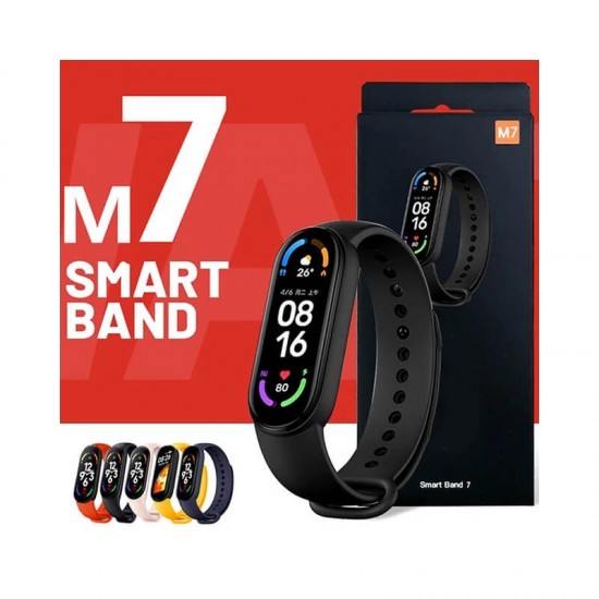 Smart bracelet Bluetooth smartwatch με καταγραφή βημάτων, ύπνου & καρδιακών παλμών - ΟΕΜ M7 Μαύρο Smart bracelet Bluetooth smartwatch με καταγραφή βημάτων, ύπνου & καρδιακών παλμών - ΟΕΜ M7 Μαύρο