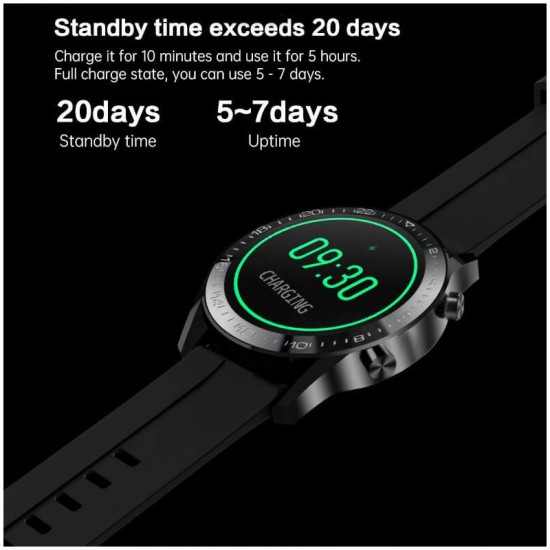 Smartwatch i12 46mm - Μαύρο