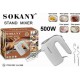 Sokany LH-956 Μίξερ Χειρός 500W Λευκό