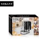 Sokany Μίξερ με Inox Κάδο Μαύρο 800W