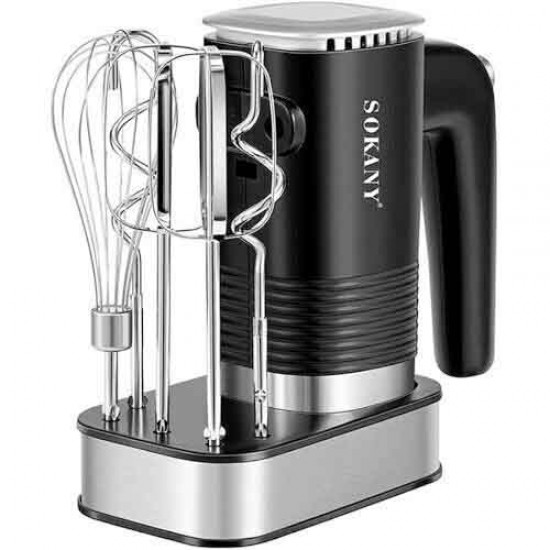 Sokany Μίξερ με Inox Κάδο Μαύρο 800W