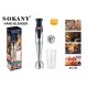 Sokany Ραβδομπλέντερ με Ανοξείδωτη Ράβδο 700W Μαύρο