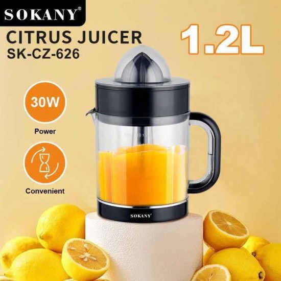 Sokany SK-CZ-626 Ηλεκτρικός Στίφτης 30W με Χωρητικότητα 1.2lt Μαύρος