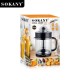 Sokany SK-CZ-626 Ηλεκτρικός Στίφτης 30W με Χωρητικότητα 1.2lt Μαύρος