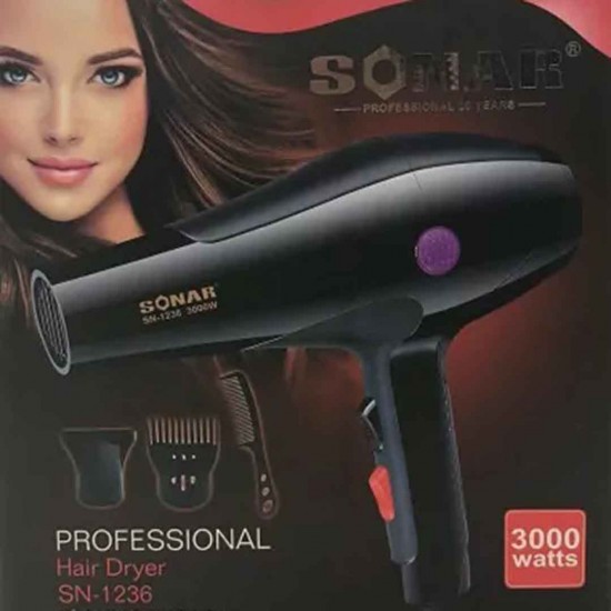 Sonar SN-1236 Πιστολάκι Μαλλιών 3000W