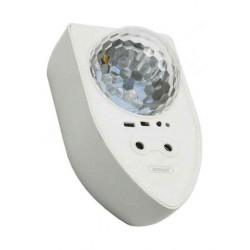 Star Projector Διακοσμητικό Φωτιστικό με Φωτισμό RGB Party Light LED Μπαταρίας σε Λευκό Χρώμα Star Projector Διακοσμητικό Φωτιστικό με Φωτισμό RGB Party Light LED Μπαταρίας σε Λευκό Χρώμα