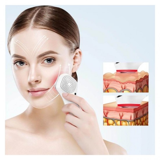 Συσκευή αναζωογόνησης καθαρισμού - LED Therapy Facial Massager Hot cold photon Compress Face Lifting