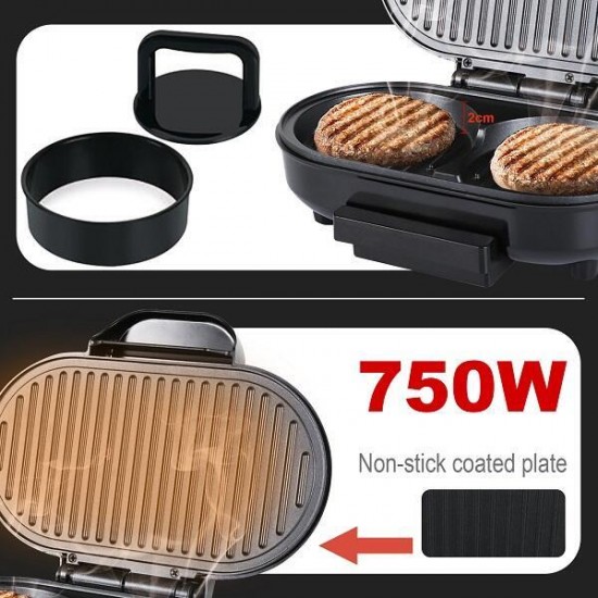 Συσκευή παρασκευής burger Haeger HG-245
