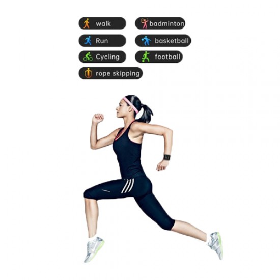 T82 Smartwatch με Παλμογράφο (Μαύρο)