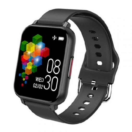 T82 Smartwatch με Παλμογράφο (Μαύρο)