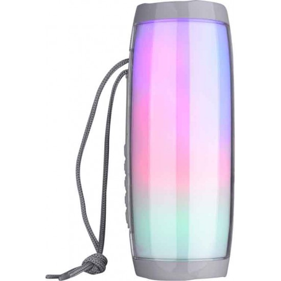 T&G Ηχείο Bluetooth 10W με Διάρκεια Μπαταρίας έως 3 ώρες Γκρί