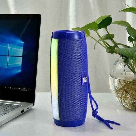 T&G Ηχείο Bluetooth 10W με Διάρκεια Μπαταρίας έως 3 ώρες Mπλέ