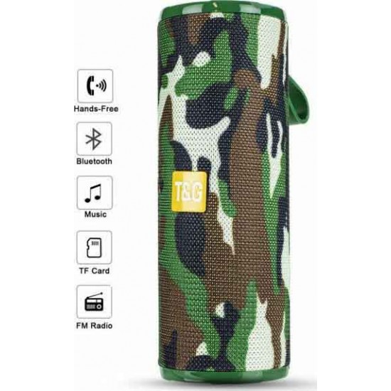 T&G TG-149 Ηχείο Bluetooth 10W με Διάρκεια Μπαταρίας έως 4 ώρες Πολύχρωμο
