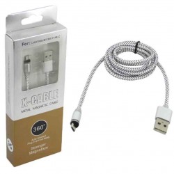 X-Cable Μαγνητικό Καλώδιο Σύνδεσης/ Metal Magnetic Lighting/ Micro USB/ Type-C 1M σε μαυρο ή χρυσό X-Cable Μαγνητικό Καλώδιο Σύνδεσης/ Metal Magnetic Lighting/ Micro USB/ Type-C 1M σε μαυρο ή χρυσό