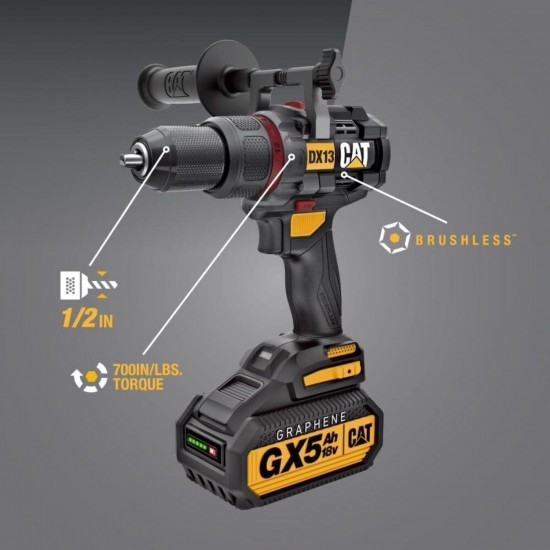 CAT Solo Δραπανοκατσάβιδο κρουστικό Li-ion 18V DX13B