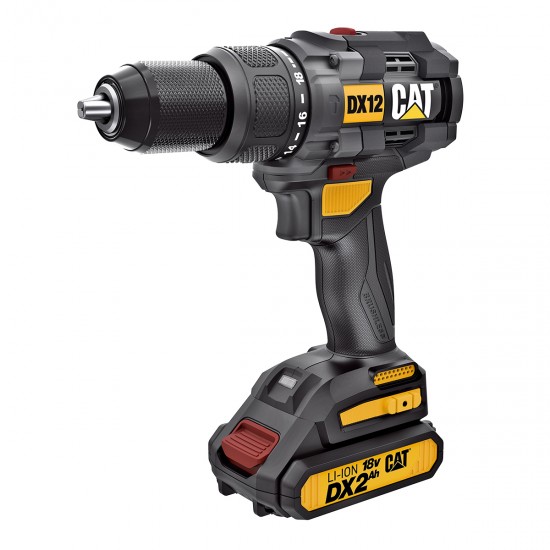 CAT Set Δραπανοκατσάβιδο κρουστικό Li-ion 18V 2x2Ah DX12