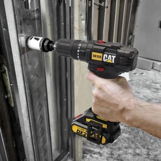 CAT Set Δράπανο κρουστικό Li-Ion 18V 1x2Ah DX155