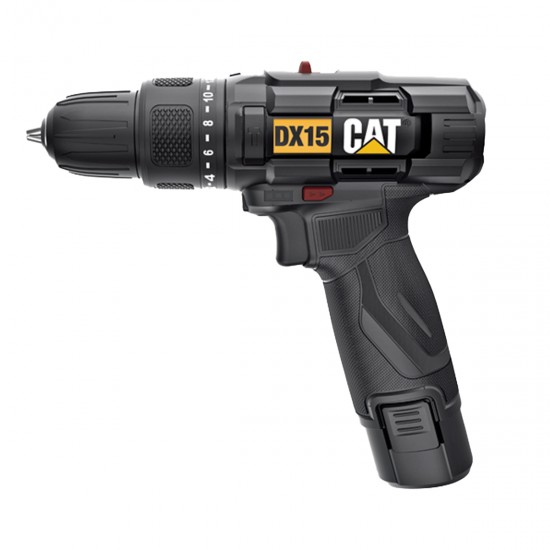 CAT Set Δραπανοκατσάβιδο κρουστικό li-ion 12v 1x2ah dx15