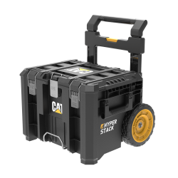 CAT Τροχήλατο πλαστικό μπαούλο μεταφοράς & αποθήκευσης εργαλείων Π56xB52,2xΥ65,5cm DA41004