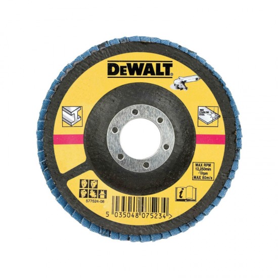 DeWalt DT3267-QZ Δίσκος Φτερωτός 125mm Νο80