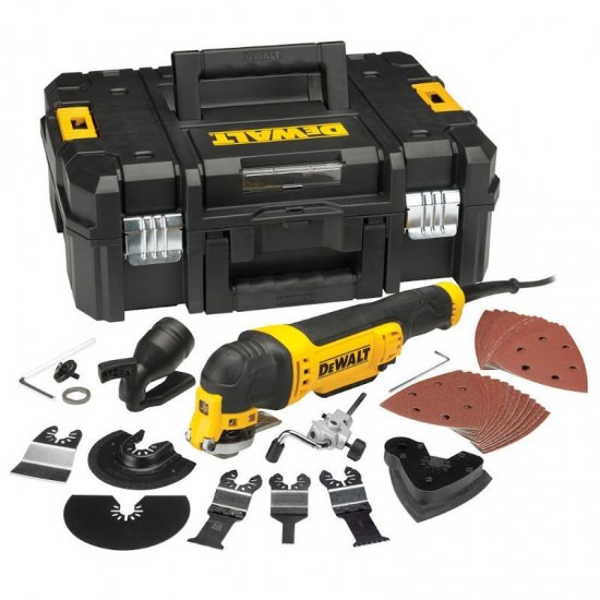 Dewalt DWE315KT Πολυεργαλείο 300W + TSTAK + 12 Εξαρτήματα