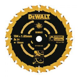 Dewalt DT10302 Δίσκος Kοπής για Ξύλο 184mm X 24 Δόντια