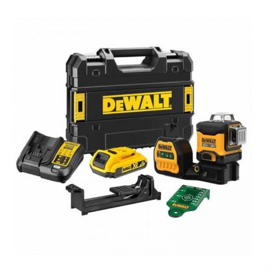 Dewalt DCE089D1G18 Λέιζερ Αυτορυθμιζόμενο 18V 3x360° Πρα.