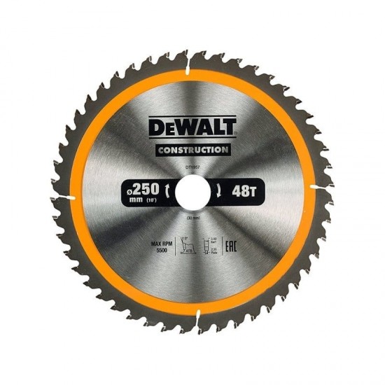Dewalt DT1957 Δίσκος Κοπής 250X30X48T