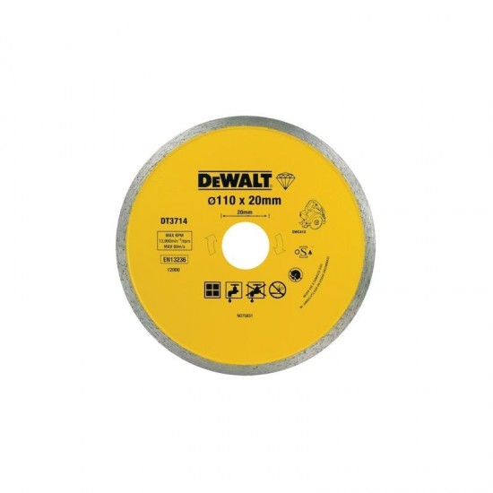 Dewalt DT3714 Διαμαντοδίσκος 110mm 1.6mm