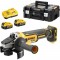 Dewalt DCG405Η2Τ Γωνιακός Τροχός 18V 125mm XR Li-Ion