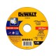 Dewalt DT20593 Δίσκος Κοπής Inox 115x1mm Σετ 25 τεμ
