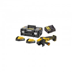 DCG409H2T Γωνιακός Τροχός 18V 2x5Ah Powerstack 125mm DEWALT