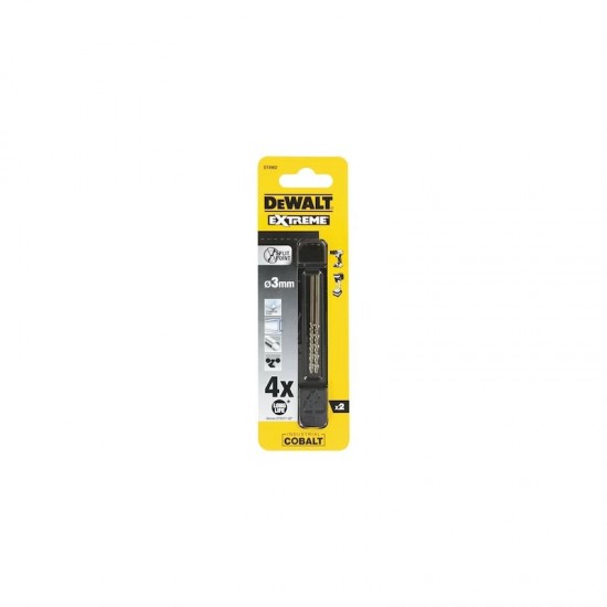 Dewalt DT4902 Τρυάνια Κοβαλτίου HSS-CO για Μέταλλο 3x61x33mm Σετ 2 τεμ