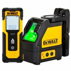 Dewat DW0887100-1 DW088CG Λέιζερ Πράσινη Γραμμή & Αποστασιόμετρο 30m