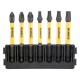 Dewalt DT70823 Σετ Μύτες 7 τεμ Impact Mix Pz-Torx 57mm