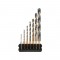 Dewalt DT70831 Σετ 7 Τεμ Τρυπάνια Μαύρο & Χρυσό Bit Mix Bar