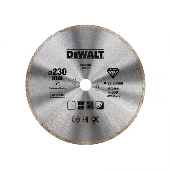 Dewalt DT40207 Διαμαντόδισκος για Πλακάκια και Κεραμικά 230mm