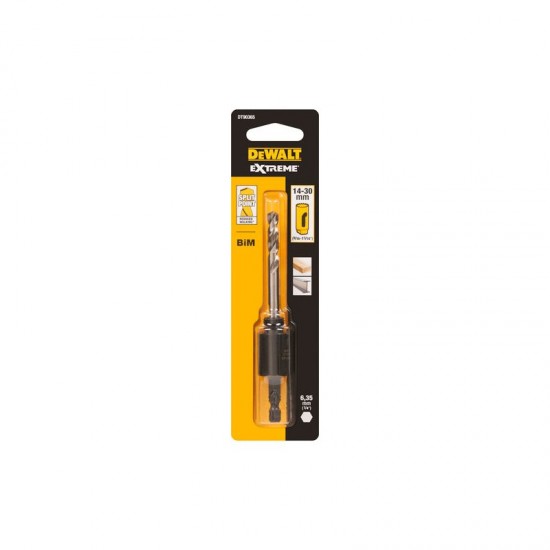 Dewalt DT90365 Αντάπτορας Ποτηροτρύπανού 14 - 30mm τσοκ 6.35mm