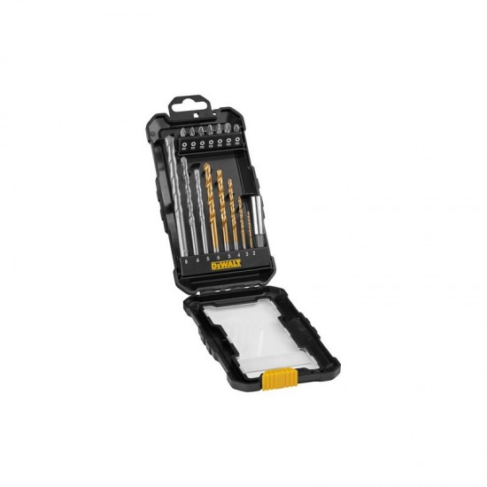Dewalt DT71567 Σετ 16 τεμ Τρυπάνια Τιτανίου για Δομικά Υλικά και Μέταλλο