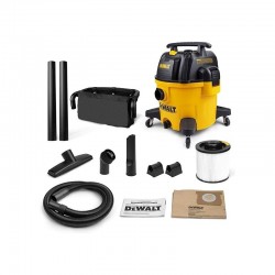 Dewalt DXV34P-QT Σκούπα Υγρών/Στερεών 34L Αθόρυβη