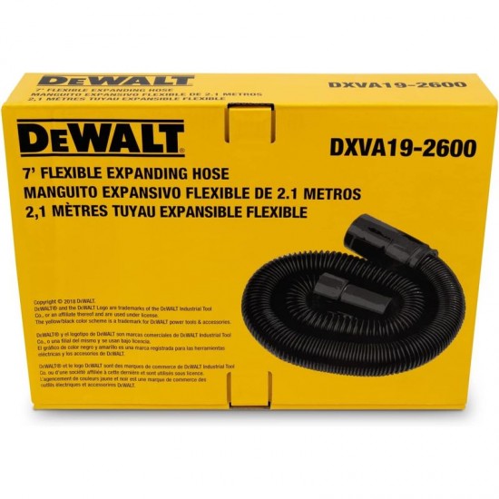 Dewalt DXVA19-2600 Υπέρ Εύκαμπτος Σπιράλ Σωλήνας 48mm x 2.1m