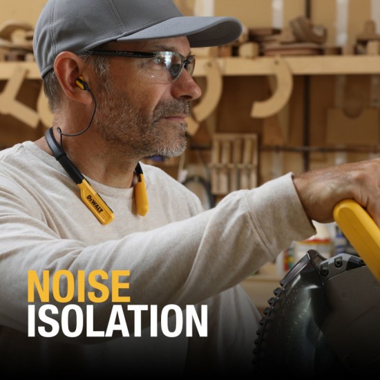 Dewalt 1902091DWG Bluetooth Ασύρματα Ακουστικά Λαιμού PRO