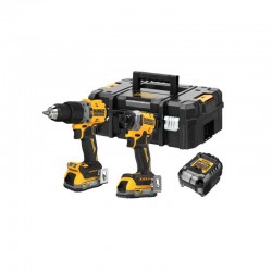 Dewalt DCK2050S2T Σετ Δράπανο & Παλμικό Κατσαβίδι 18V με 2 Μπαταρίες 3.5Ah & Θήκη