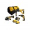 Dewalt DCK366P2 Σετ Κρουστικό Σκαπτικό, Τροχός, Κατσαβίδι Γυψοσανίδας 18V 2X5Ah