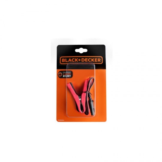 Black & Decker BXAE00025 Καλώδιο με Τέρματα για Φορτιστή Μπαταρίας Μαύρο 30Α