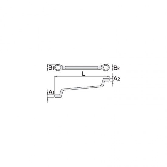 Unior 600519 Κυρτό Πολύγωνο 180/1 13-17mm