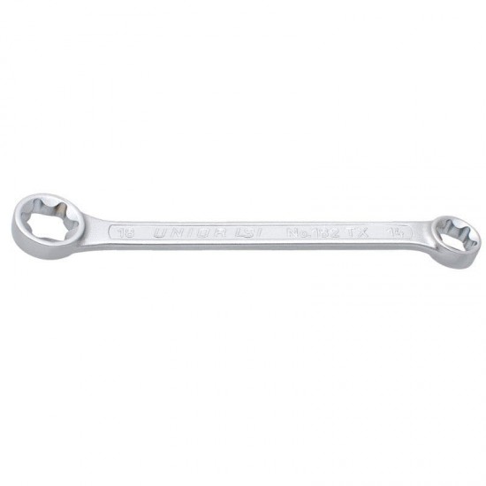Unior 612893 Ίσιο Πολύγωνο με Κεκ/νη Κεφαλή Προφίλ TORX (TX)